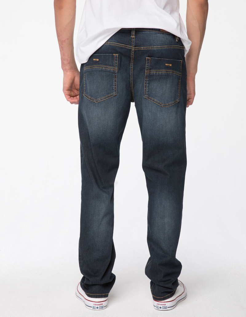 RSQ Brooklyn Relaxed Taper Rebel Mens Jeans image number 3