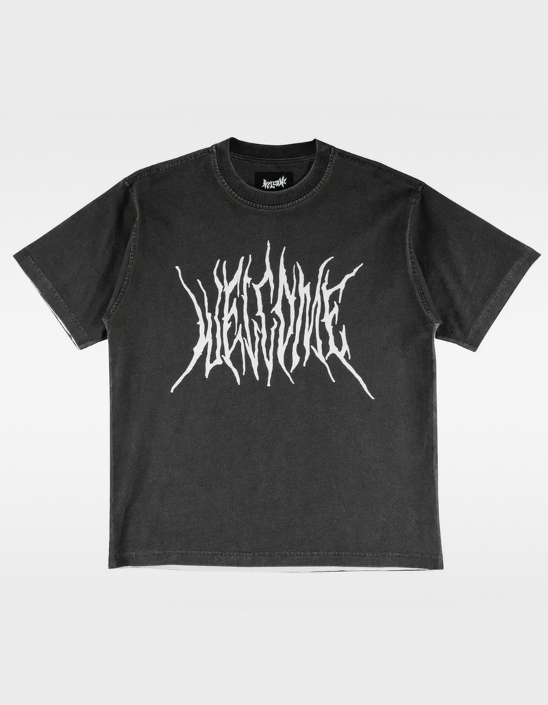 WELCOME SKATEBOARDS Screen Mens Boxy Tee image number 0