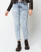 RSQ Acid Wash Womens Mom Jeans image number 2