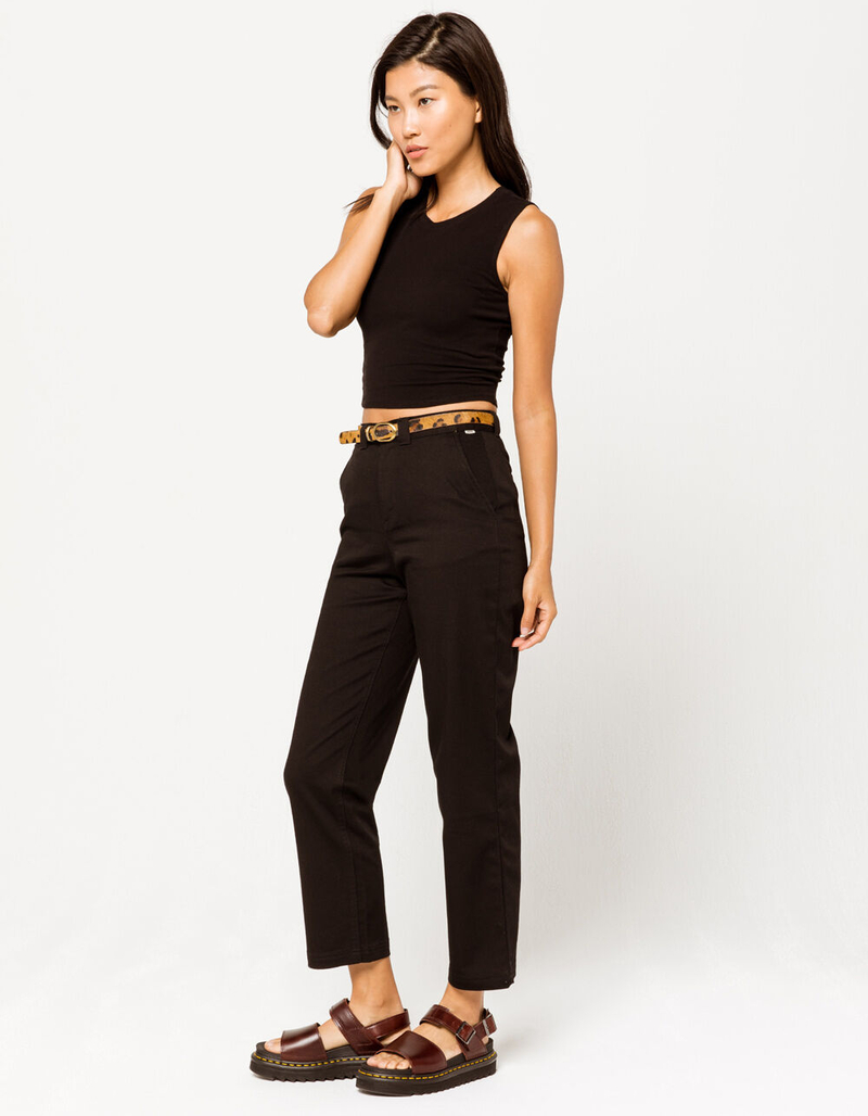 DESTINED Black Womens Muscle Tank Top image number 3