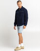 RSQ Mens Light Roll Cuff Denim Shorts image number 3