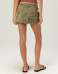 BDG Urban Outfitters Erin Womens Stamped Utility Mini Skirt image number 6