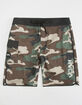 RVCA Eastern Dark Khaki Mens Boardshorts image number 1