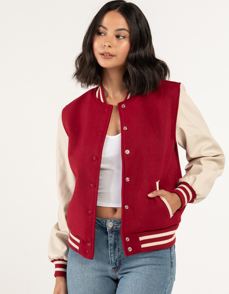 ASHLEY Womens Varsity Jacket image number 4