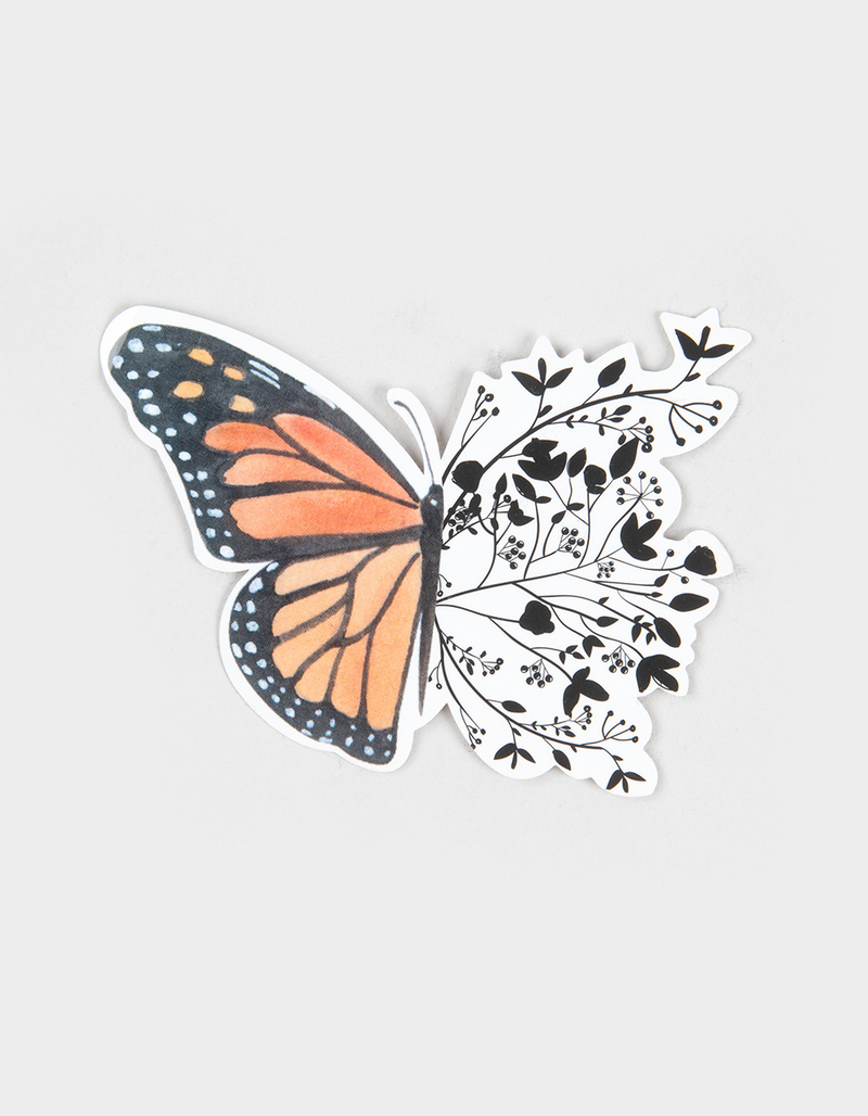 Butterfly Floral Tree Sticker image number 0