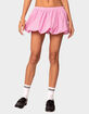 EDIKTED Hila Pinstripe Bubble Mini Skirt image number 1