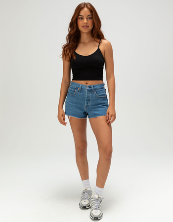 FULL TILT Scoop Neck Rib Seamless Womens Cami Alternative Image