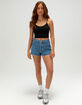 FULL TILT Scoop Neck Rib Seamless Womens Cami image number 2
