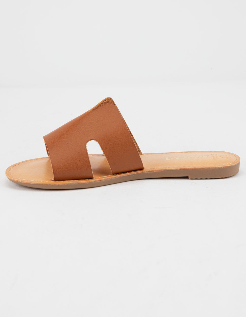SODA Slide Tan Girls Sandals image number 3