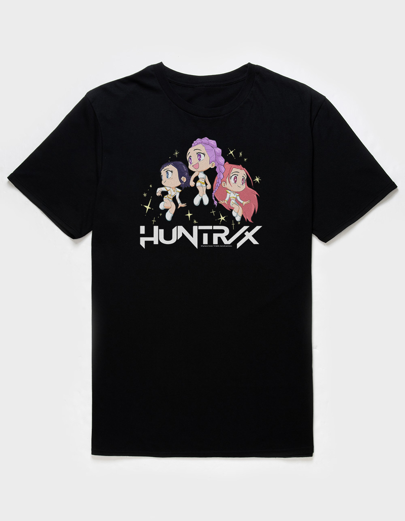 KPOP DEMON HUNTERS Chibi Group Huntrix Unisex Tee image number 0