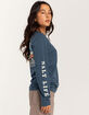 SALT LIFE Summer Stoke Island Womens V-Neck Long Sleeve Tee image number 3