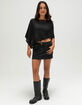 JUST POLLY Womens Crop Poncho image number 2