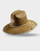 HEMLOCK HAT CO. Hanalei Hula UPF 50+ Lifeguard Straw Hat image number 1