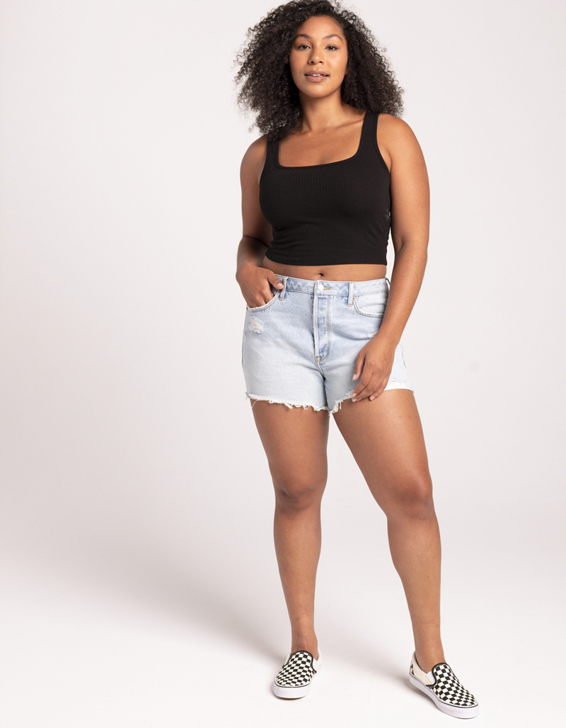 RSQ Womens Vintage High Rise Shorts image number 9