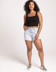 RSQ Womens Vintage High Rise Shorts image number 10