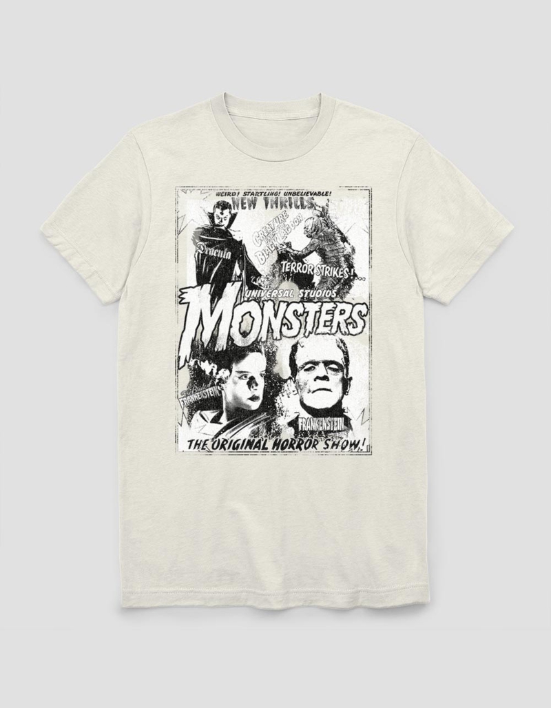 UNIVERSAL MONSTERS Vintage Horror Unisex Tee NATURAL Tillys