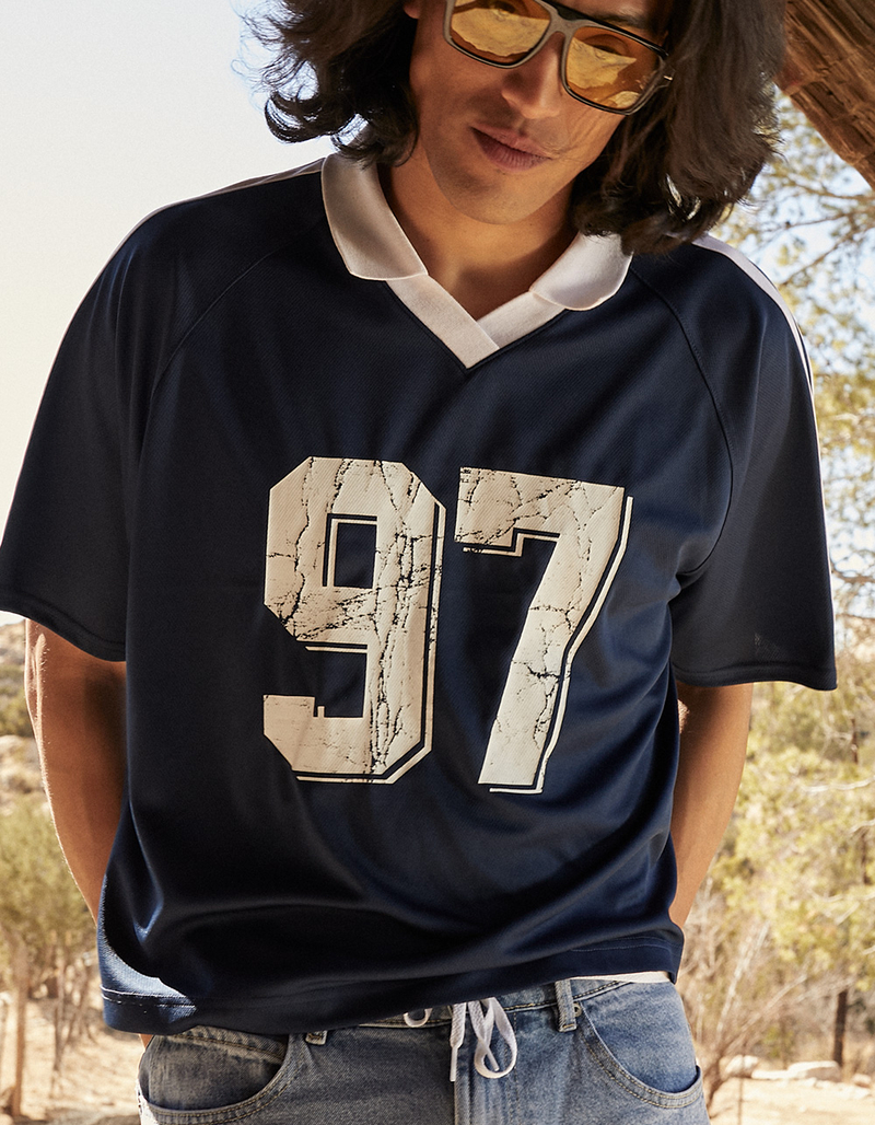 RSQ Mens Cropped Soccer Jersey image number 0