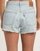 LEVI'S 501 High Rise Womens Denim Shorts - Ojai Lake image number 4