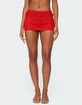 EDIKTED Leola Ladder Knit Mini Skirt image number 1