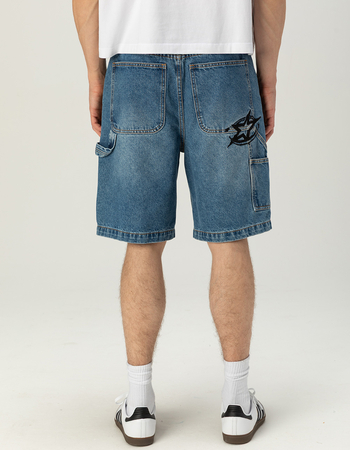 RSQ Mens Loose Embroidered Carpenter Jorts Primary Image