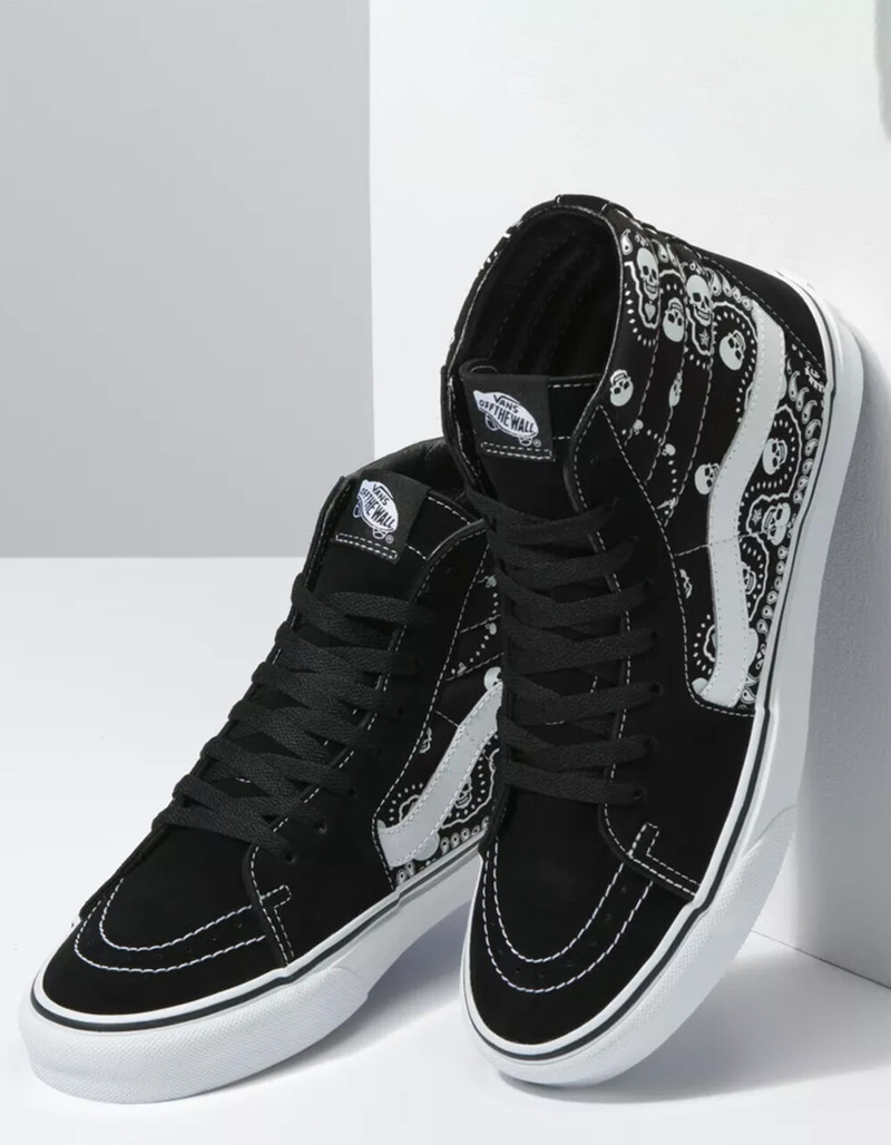 VANS Bandana Skull Sk8-Hi Shoes image number 3