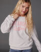 RSQ Womens Los Angeles Puff Crewneck Sweatshirt image number 1