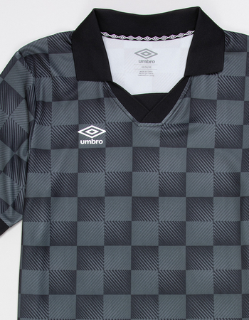 UMBRO All Over Print Mens Johnny Collar Shirt Alternative Image