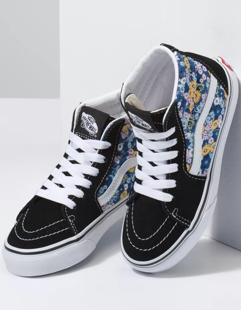 VANS Floral Girls Sk8-Hi Shoes image number 2