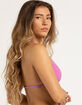 RSQ Ruffle Adjustable Triangle Bikini Top image number 2