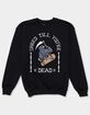 SKELETON Shred Til You're Dead Unisex Kids Crewneck Sweatshirt image number 1