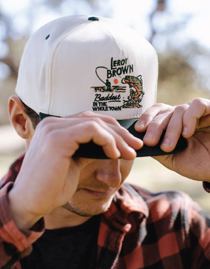 SENDERO PROVISIONS CO. Leroy Brown 5 Panel Snapback Hat image number 4