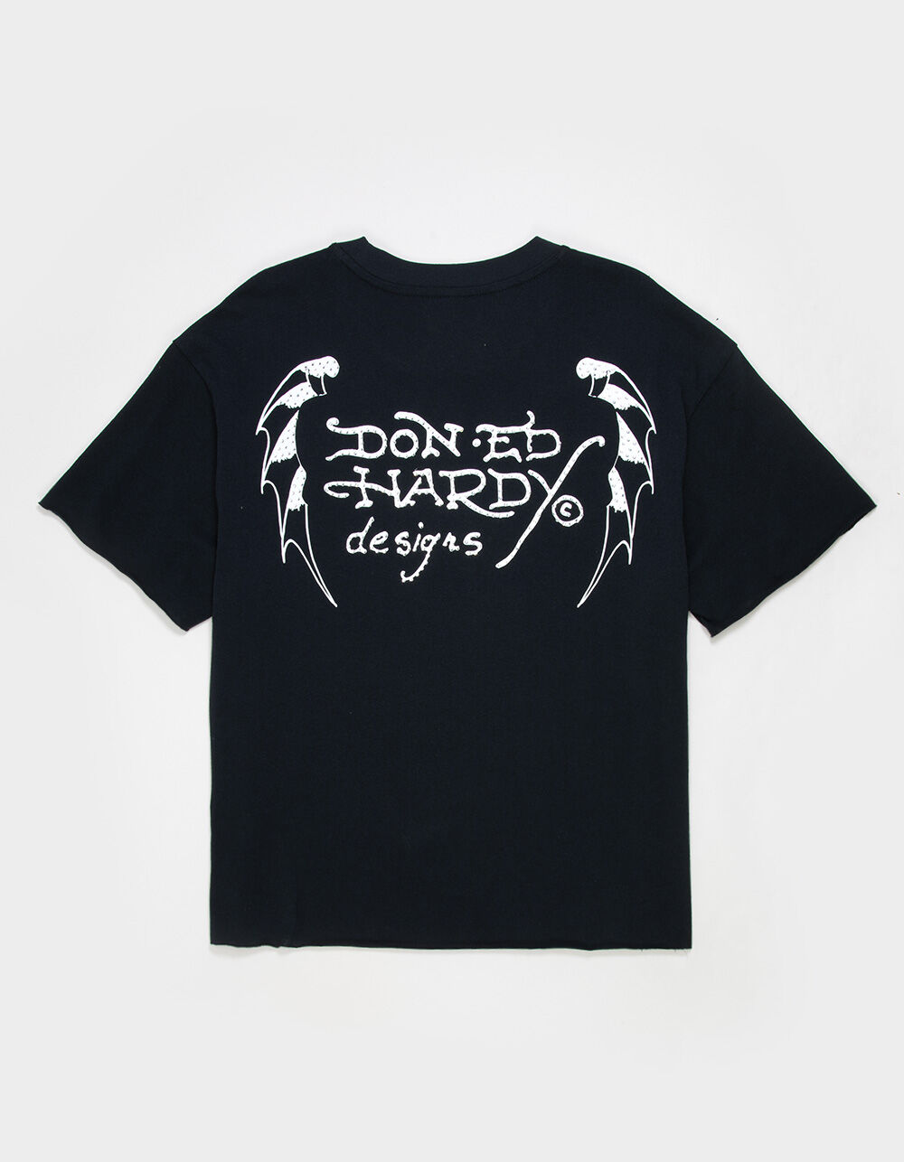 ED HARDY Cross Mens Boxy Tee - WASHED BLACK - L | Tillys
