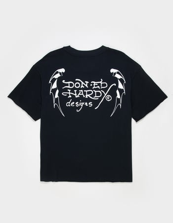 ED HARDY Cross Mens Boxy Tee Alternative Image