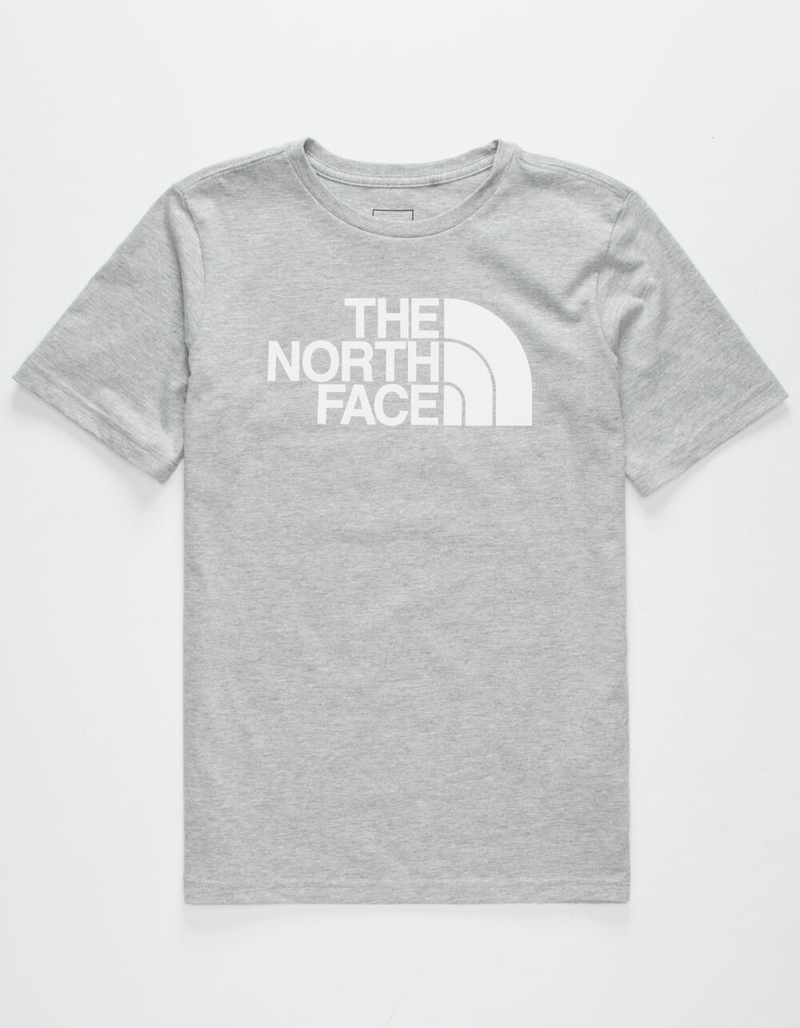 THE NORTH FACE Half Dome Boys Heather Gray T-Shirt image number 1