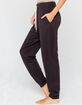 WUBBY Ally Womens Black Sweatpants image number 2
