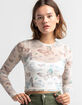 FULL TILT Butterfly Womens Mesh Tee image number 1