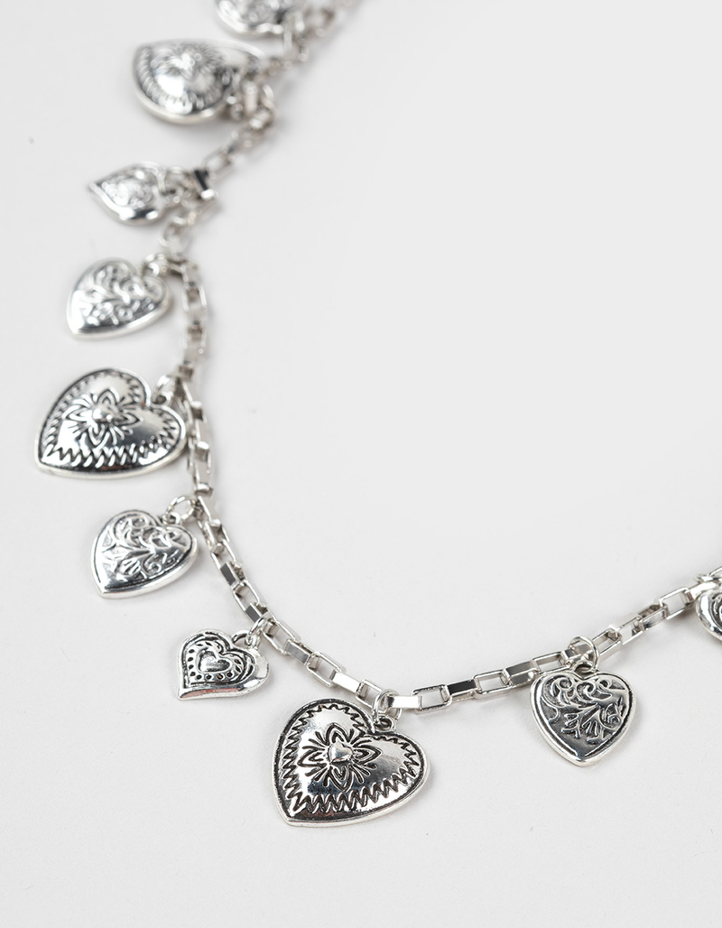 Heart Womens Chain Belt image number 2