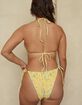 DIPPIN' DAISY'S Palm Triangle Bikini Top image number 7