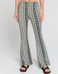 SKY AND SPARROW Paisley Womens Flare Pants image number 2