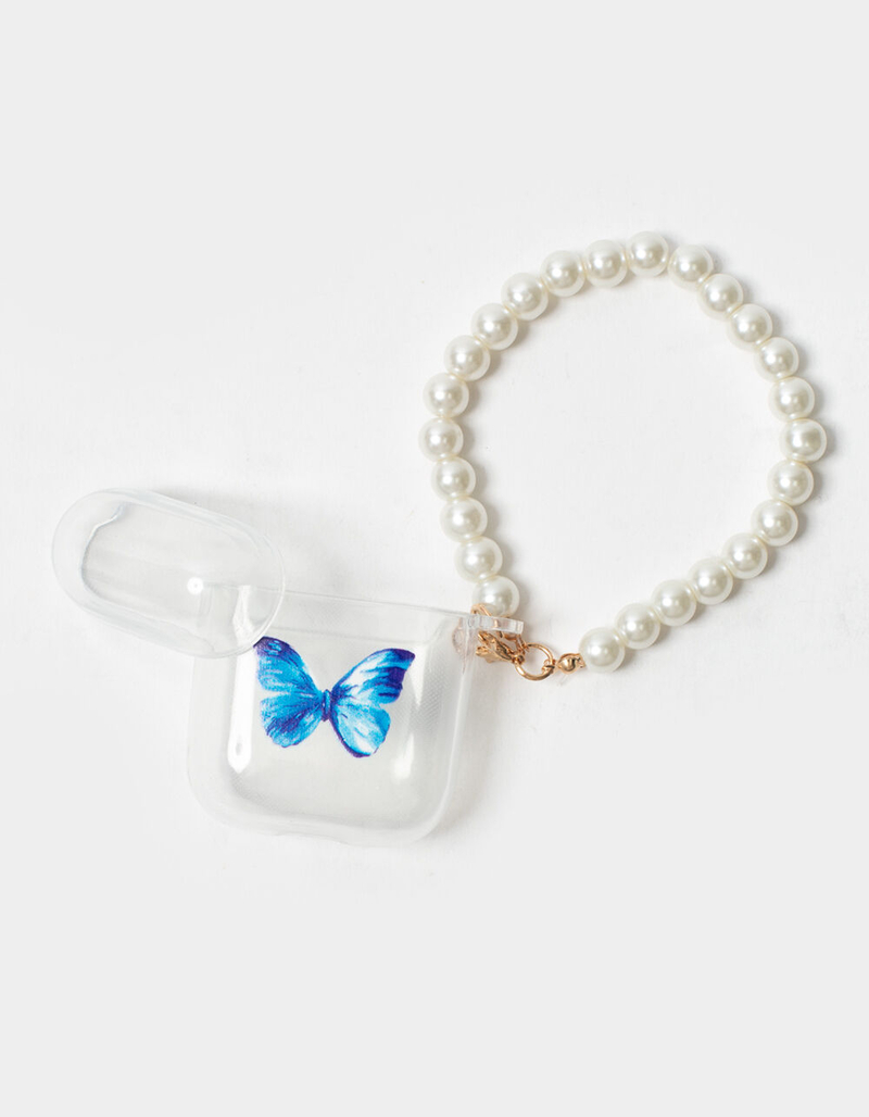 URBAN SOUL Butterfly With Pearls AirPods Case image number 1