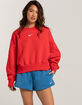 NIKE Sportswear Phoenix Fleece Womens High Rise Shorts image number 5