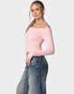 EDIKTED Tahlia Off Shoulder Top image number 3