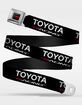 BUCKLE-DOWN Toyota Racing Development TRD Logo Seatbelt Belt image number 1