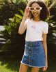 RSQ Girls Belted Denim Mini Skirt image number 4