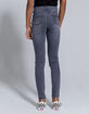 RSQ Manhattan High Rise Exposed Button Girls Skinny Jeans image number 4