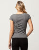 BOZZOLO Y-Neck Womens Tee image number 3