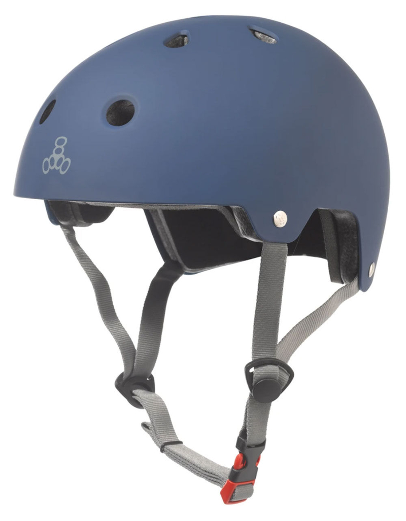 TRIPLE 8 Dual Certified X-Small/Small Blue Matte Helmet image number 0
