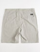 NITROUS BLACK Format Grey Mens Hybrid Shorts image number 2