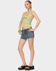 EDIKTED Yarah Keyhole Textured Ribbed Tank Top image number 3