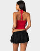 EDIKTED Nyrah Straight Neck Halter Top image number 4
